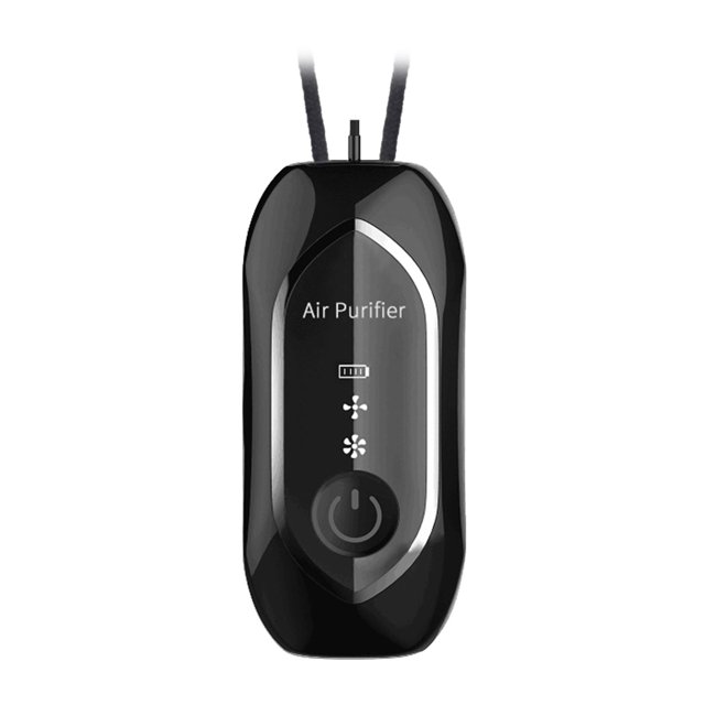 Collar Purificador De Aire Personal Usable USB Portátil Removedor Lónico Negro Magideal Personal Air Freshner Ionic Remover Niños Adultos