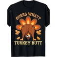 thumbnail image 2 of Camiseta De Los Hombres Cuello Redondo Ropa De Verano Tops De Verano Para La Calle Vacaciones ViajesOne piece, Thanksgiving turkey, T-shirtFine graphic printRound neckHigh street cotton short sleeve, 2 of 8