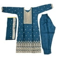 thumbnail image 6 of Traditional Linen Party Wear Designer Salwar Kameez Suit,Cultural Wear for Women,02, 6 of 7