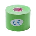 thumbnail image 4 of Wosthever Cinta de kinesiología de algodón transpirable impermeable de 5M, rollo elástico deportivo, vendaje muscular, cinta para el cuidado Accesorios para máquinas de ejercicios verde 5 cm * 5 m, 4 of 6