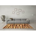 thumbnail image 3 of Ahgly Company Indoor Rectangle Abstract Brown Contemporary Area Rugs, 5' x 7', 3 of 4