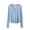 Light Blue, variant on V-Neck Button Down Long Sleeve Cardigan Crew Neck Soft Classic Basic Knit Cardigans Lightweight Dressy Fall Tops