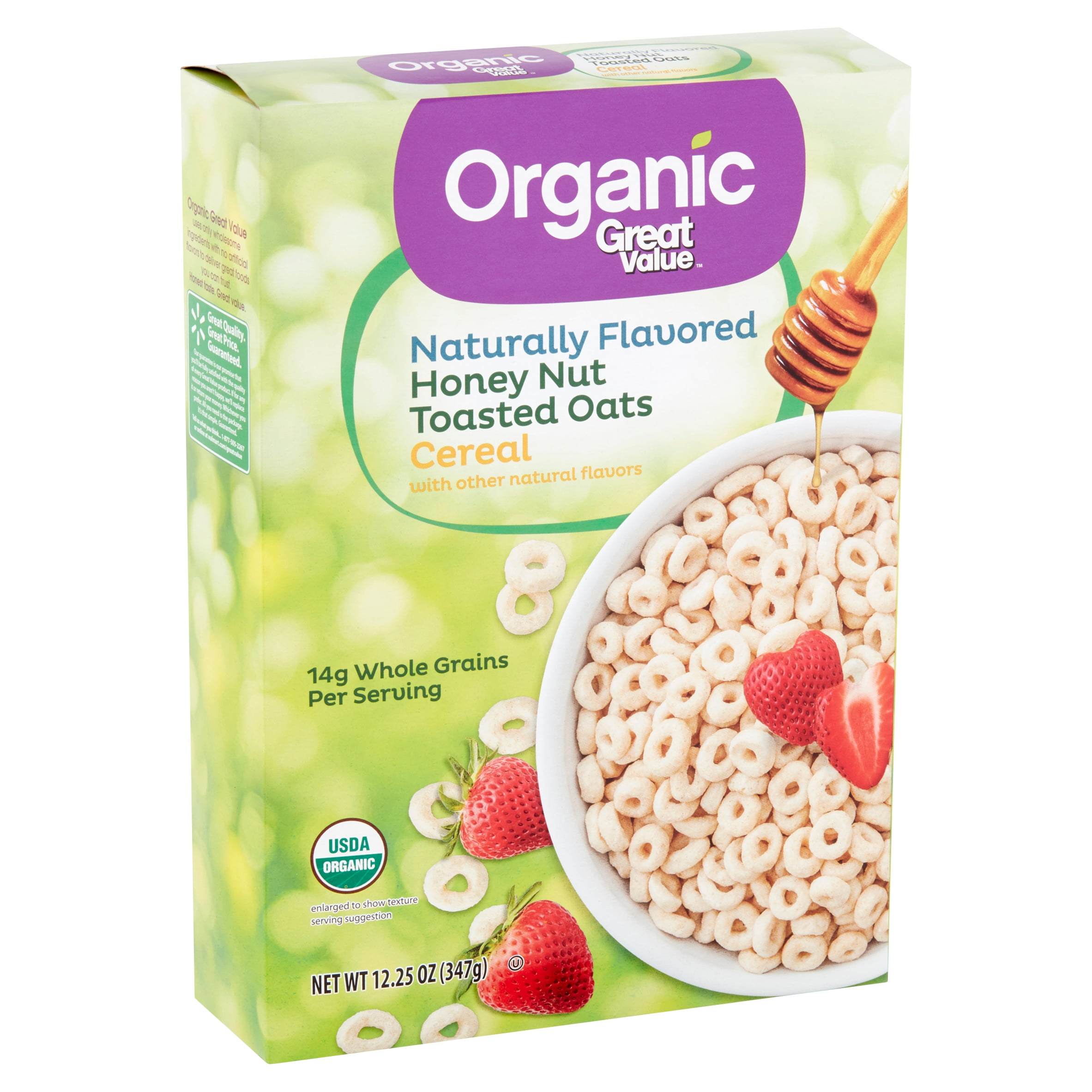 Great Value Organic Honey Nut O's 12.25oz