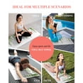 thumbnail image 7 of Green Eucalyptus Leaves Yoga Towel for Hot Yoga Non Slip, Weeping Spring Botanical Summer Yoga Mat Towel Absorbent Yoga Sweat Towels Microfiber Hot Yoga Blanket for Bikram Pilates 26"x74", 7 of 7