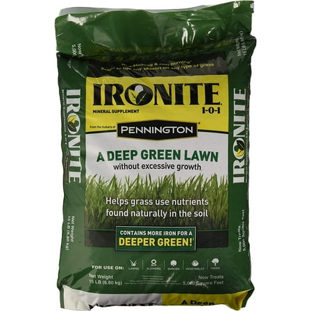 Ironite 100519460 1-0-0 Mineral Supplement/Fertilizer, 15 lb Packaging May Vary