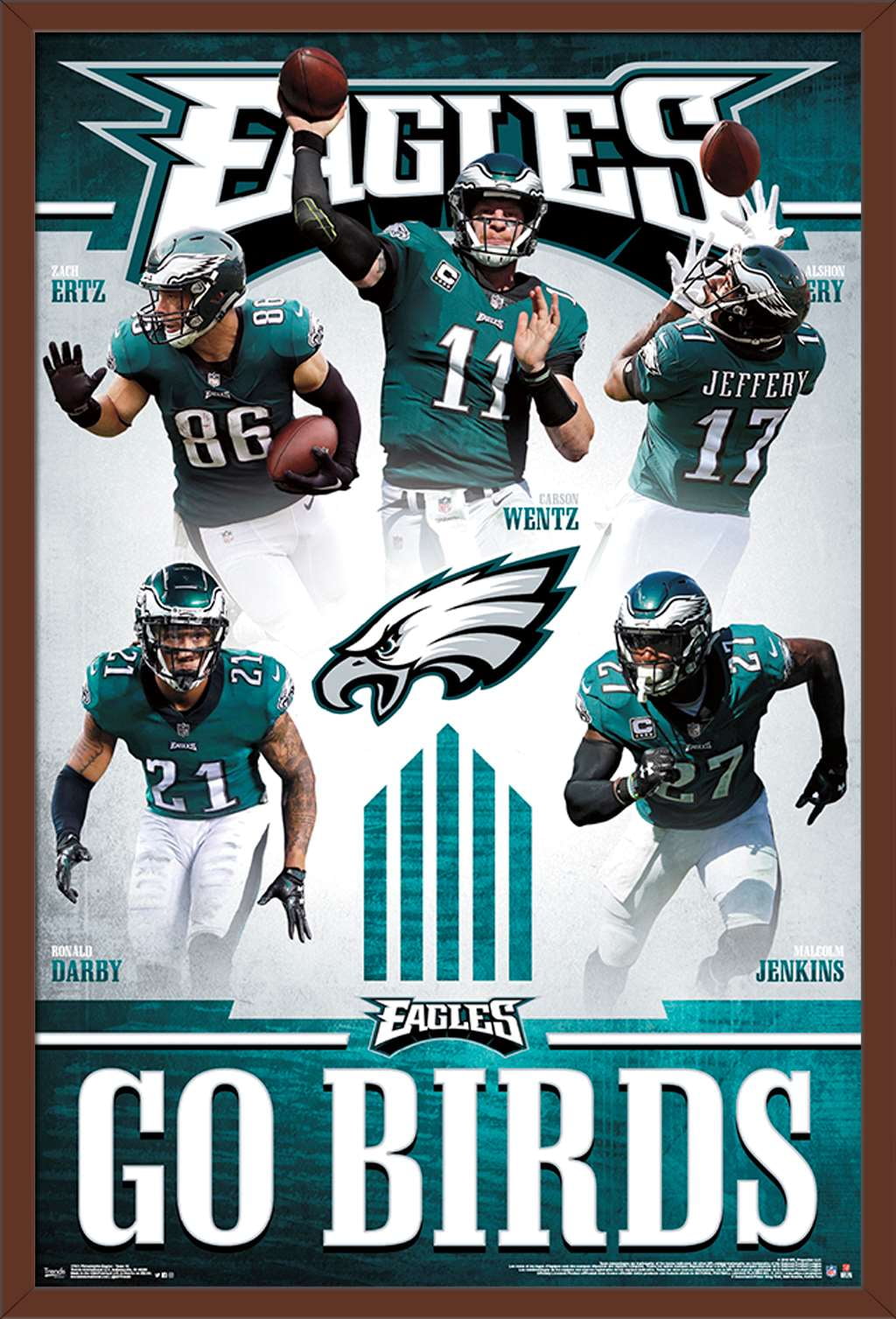 NFL Philadelphia Eagles Team Poster Walmart