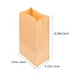 thumbnail image 4 of OULII 20 Pcs Sacs en Papier Kraft Pliables Lavables Réutilisables pour le Stockage des Aliments et Légumes, 4 of 6