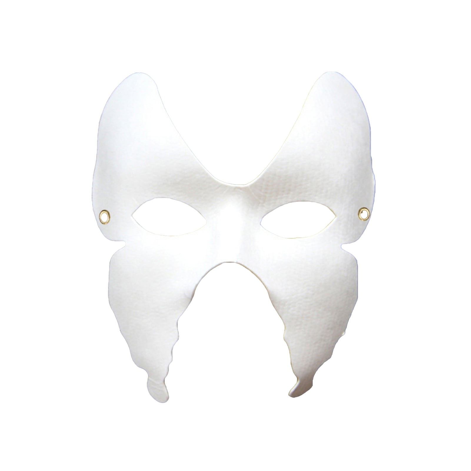 Semplice Grezzo - Blank White Sweetheart Masks to Decorate