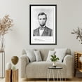 thumbnail image 4 of Historic Framed Print, [Abraham Lincoln, head-and-shoulders portrait, facing front], 17-7/8" x 21-7/8", 4 of 9