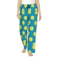 thumbnail image 1 of Fotbe Ball Tennis Pattern Women's Pajama Pants,Sleepwear Pants,Pj Bottoms Drawstring And Pockets-Small, 1 of 6