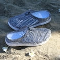 thumbnail image 4 of Garden Shoes Clogs for Women Summer EVA Mules Sandals Quick Drying Slippers Walking Lightweight Rain Beach Summer Pool Beach Water Shoes Girl Nurses Work Shoes Grey Mesh Pattern 40, 4 of 5