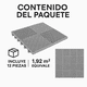 thumbnail image 5 of Piso Modular Ensamblable 40x40x1.8 cm Capacidad Carga 6 t/m2 Uso Rudo Antideslizante se Coloca Sobre Piso Existente Sin Adhesivos ni Obra Civil, 12 Pzas, 5 of 5
