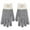 Gray, variant on Winter Gloves for Women Print Letter Pattern Thick Knitted Gloves for Women Winter Warm Daily Match
