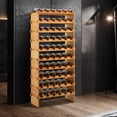 thumbnail image 6 of M optimized 60 Bottle Stackable Wine Rack, 10-Tier Solid Wood Storage, Freestanding Floor & Countertop, for Kitchen, Bar & Cabinet, Wobble-Free Design, 6 of 6