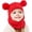 Red, variant on Toddler Winter Hat Scarf Set, 2-Layer Fleece Lined Warm Knit Hat for 2-8 Years Kids, Unisex Cold Weather Accessories for Boys Girls