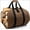 Brown, variant on GARDEN & HOME Large Canvas Log Tote Bag Firewood Carrier Heavy Duty Fireplace Log Holder Fire Wood Carriers Carrying with Handles Wood Sling For Fire Place Outdoor Cabin Stove Accessories