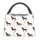 thumbnail image 1 of Fotbe Dachshund On A Skateboard Bolsa Térmica Portátil con Estampado, Bolsa de Entrega de Alimentos Aislada, Bolsa Reutilizable de Gran Capacidad para Comidas y Supermercado, 1 of 6
