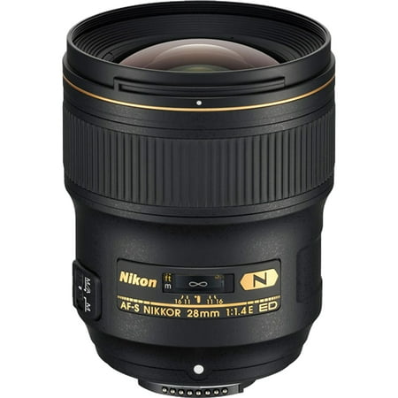 Nikkor AF-S 28mm f/1.4 E ED Wide-Angle Lens for Nikon D3 - Black