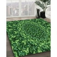 thumbnail image 2 of Ahgly Company Indoor Rectangle Patterned Deep Emerald Green Area Rugs, 5' x 7', 2 of 6