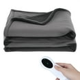 thumbnail image 6 of Fogcroll Upgraded Dual-Sided Flannel Electric Heating Blanket Heated Blanket Full Size Thickened Over-Heat Protection Heated Quilt 10 Levels Adjustable Temperature Auto-Off 1-12 Hours Time Settings, 6 of 12