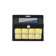Solar Powered Outdoor Lights with Motion Sensor 3 Lighting Modes for Security Illumination Wall Mounted LED Light for Yard Garden Patio Front Door