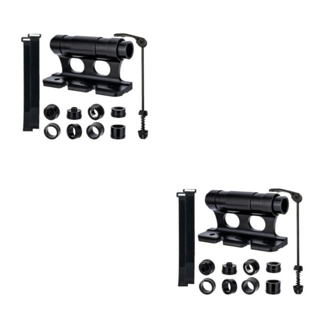 Justharion Support de Fourche avant Porte-Vélos – Facile à Installer et Pratique Durable Noir 2Set