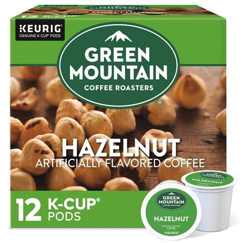 Green Mountain Coffee Roasters Hazelnut Keurig Single-Serve K-Cup Pods, Light Roast Coffee, 12 Count - Pack of 2