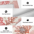 thumbnail image 6 of Red Coastal Outdoor Rug for Patio/Deck/Porch, Non-Slip Large Area Rug 4 x 6 Ft, Vintage Coral Ocean Modern Sea Abstract Indoor Outdoor Rugs Washable Area Rugs, Reversible Camping Rug Carpet Runner, 6 of 8