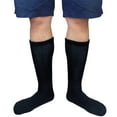thumbnail image 6 of Falari Diabetic Crew Socks, 12 Pairs, Physician Approved for Men and Women, Blood Circulation Support, Edema Relief 9-11 Navy, 6 of 6