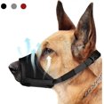 thumbnail image 1 of Bozal para perros, bozal suave de nailon anticaída, bozal transpirable de malla para beber con lazo ajustable., 1 of 4