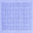thumbnail image 1 of Ahgly Company Indoor Square Abstract Blue Modern Area Rugs, 3' Square, 1 of 4