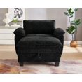 thumbnail image 5 of 51" Oversize Chenille Chaise Lounge with Storage | Comfortable Cloud Sofa, 5 of 11