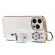thumbnail image 2 of Funda de cuero PU para teléfono con soporte, cubierta trasera protectora resistente, compatible con iPhone 13 Pro Max, 2 of 4