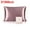 Mauve, variant on Unique Bargains Mulberry Silk Pillowcase for Skin 25 Momme Taupe Standard