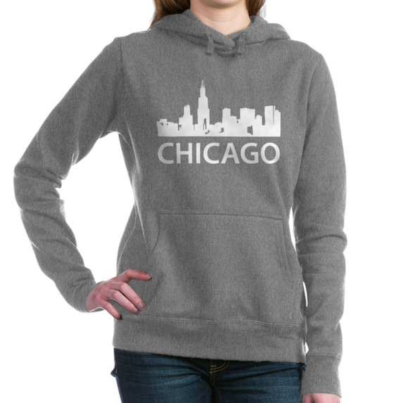 CafePress - Chicago Skyline - Pullover Hoodie, Classic & Comfortable Hooded Sweatshirt