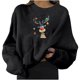 thumbnail image 2 of Pntutb Navidad moda mujer Casual manga larga impreso señoras sudaderas tops Pntutb Pntutb-2354, 2 of 9