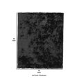 thumbnail image 5 of Benzara BM262421 Rug with Hand Tufted Shag & Piles, Black - Medium, 5 of 5