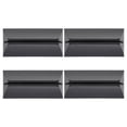 thumbnail image 1 of 4pcs Desk ABS Screen Clips Desk Partition Partition Support Bases extraíble Desempájaro de oficina Divisor Abrazaderas, 1 of 5