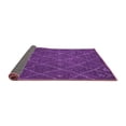 thumbnail image 2 of Ahgly Company Indoor Square Oriental Purple Industrial Area Rugs, 3' Square, 2 of 4