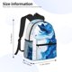 thumbnail image 2 of Fotbe Blue White Fluid Art Mochila Ligera Casual para Laptop para Hombres y Mujeres, Mochila Impermeable de Uso Diario, Mochila para Universidad, 2 of 6