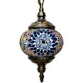 thumbnail image 1 of Lámpara colgante de mosaico E27 para restaurante y Club, candelabro de una sola cabeza, decoración del hogar, 1 of 6