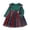X006-Green, variant on Girls Holiday Party Dresses with Glitter Star Print Long Sleeve Crew Neck Cute A-Line Tulle Dress for Christmas and Birthday 5-6 Years