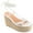 White, variant on Womens Catalinn Espadrille Platform Sandals