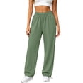 thumbnail image 3 of UKHCCC Women's Sweatpants with Pockets Elastic Waist Casual Drawstring Jogger Pants Cozy Lined Relaxed Fit Lounge Workout Streetwear S-3XL, 3 of 7