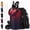 Red Purple, variant on 64 oz Water Bottle with Straw & Spout Lids - Half Gallon Insulated Water bottle,Wide Mouth Metal Canteen Thermo Flask,Leak-proof Water Jug,Black