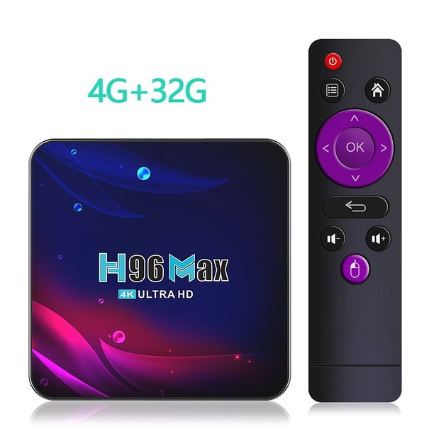Lemfo H96 Smart Tv Box Android 11 4G 32Gb 64Gb Wifi 2.4G5.8G 4K Hd Youtube Usb 3.0 Google Play Receptor Bluetooth Reproductor multimedia Tan Jianjun unisex