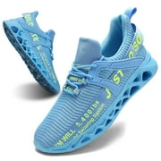 Damyuan Mens Running Shoes Slip on Walking Tennis Sneakers Fashion Breathable Mesh Soft Sole Casual Lightweight Trainers