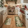 thumbnail image 6 of HomeKingdee Xmas Trees Snowflake Let It Snow Merry Christmas Kitchen Mats, Winter Decor Low-Profile Kitchen Rugs, 6 of 6