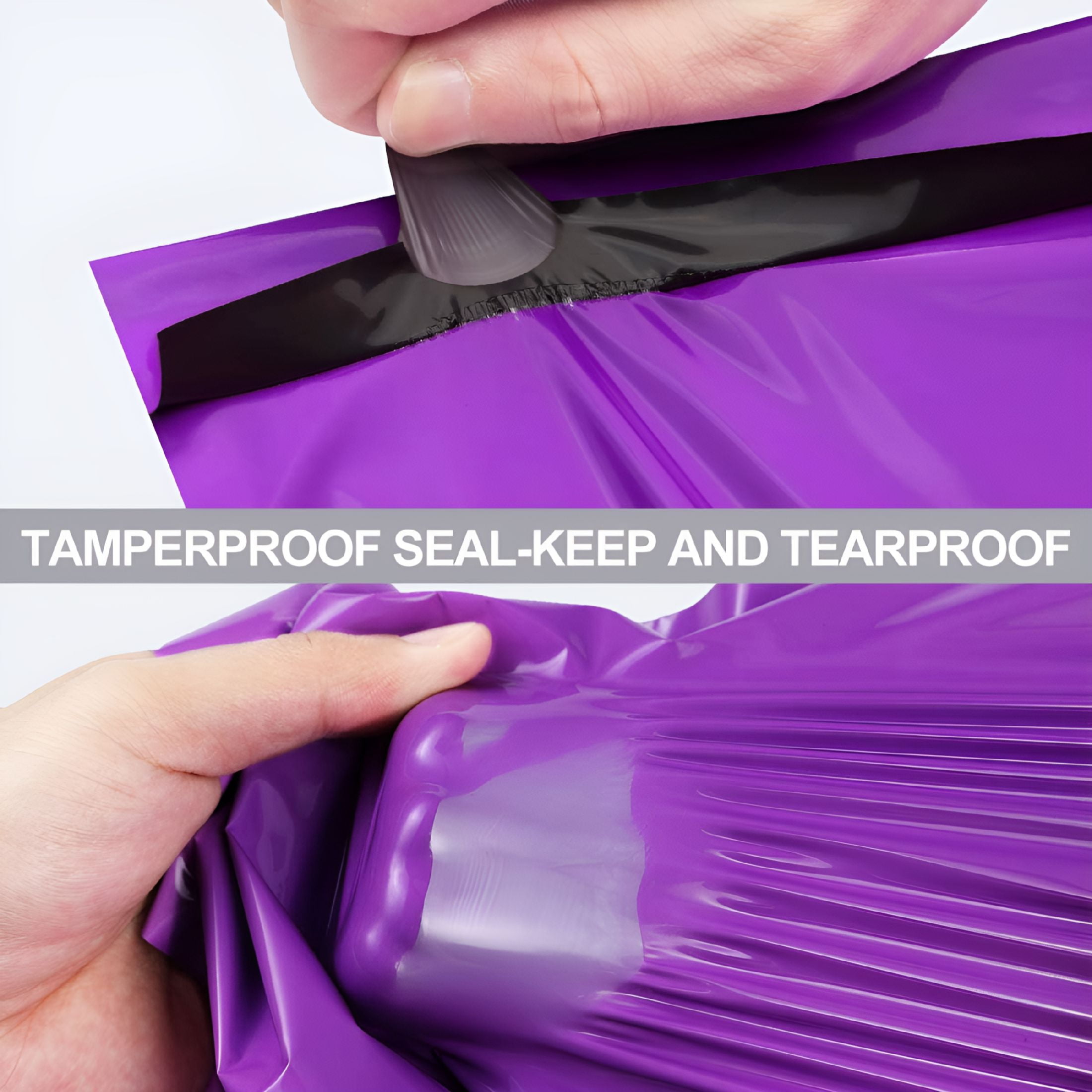 CCOCC Poly Mailers 10X13 100 Pcs,Durable Shipping Bags for Clothes,Plastic Mailers Poly Bags for Small Business,Thick and Tear-proof Mailing Envelope Bags (Purple)