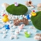 thumbnail image 3 of 40 piezas de 4 estilos de mini patos amarillos y blancos, pequeños patos, sombrero navideño de resina, mini pato de resina, animal, 3 of 7